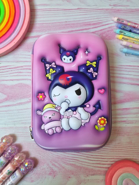 جامدادی وارداتی کتابی برجسته طرح کورومی