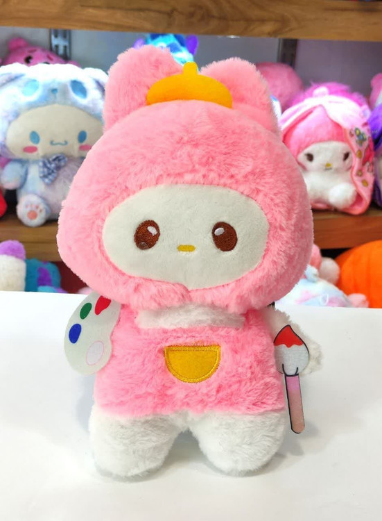 عروسک پولیشی وارداتی طرح ملودی آبرنگی 25 سانتی