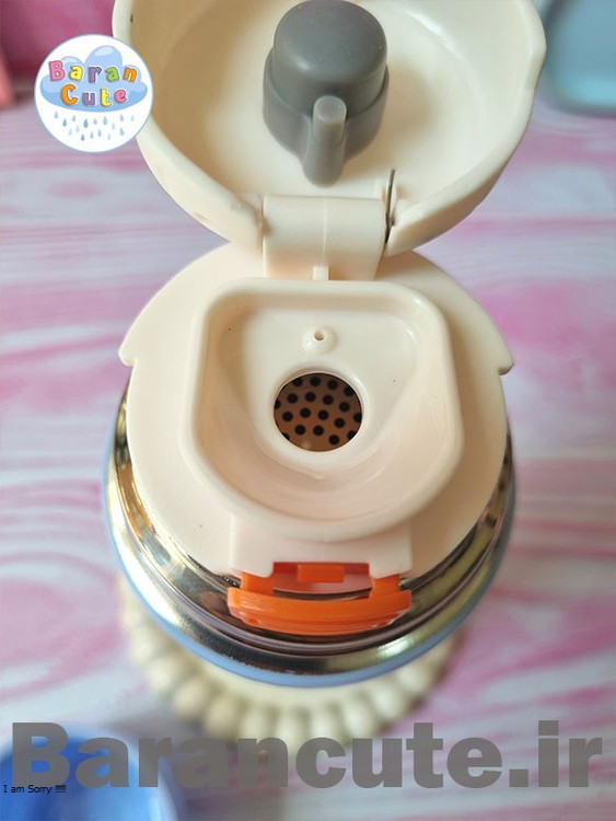 تراول ماگ (فلاسک مسافرتی) مینیمال طرح سوپرایز پاستیلی