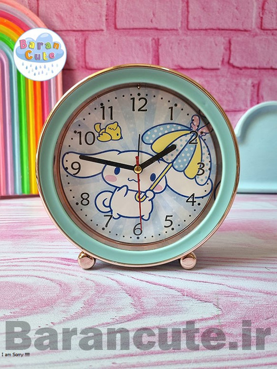 ساعت رومیزی و دیواری فانتزی زنگ دار طرح سینامورول