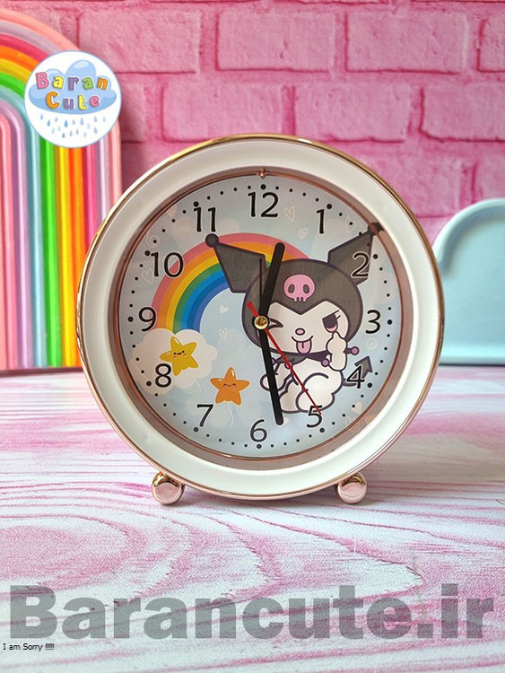 ساعت رومیزی و دیواری فانتزی زنگ دار طرح کورومی