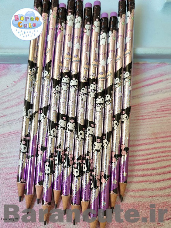 مداد فانتزی پاکن دار شاین دار طرح کورومی