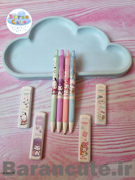 اتود وارداتی فانتزی همراه با یک بسته نوک طرح کورومی و دوستان