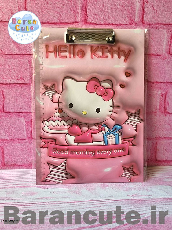 تخته شاسی A4 وارداتی طرح کیتی سه بعدی