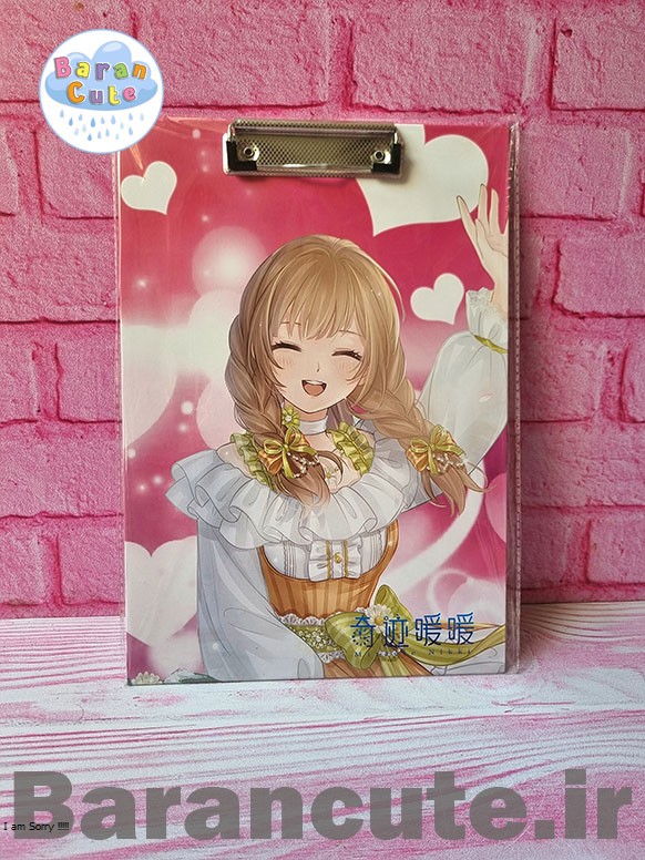 تخته شاسی A4 وارداتی طرح دختر انیمه