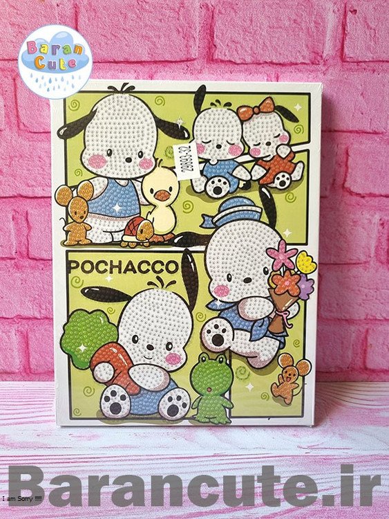 نقاشی الماسی بوم دار 23 در 30 طرح پوچاکو