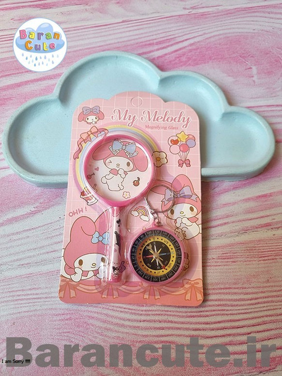 ذره بین و قطب نما فانتزی طرح ملودی