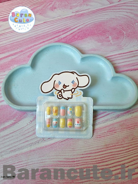 ناخن مصنوعی کودک فانتزی کیوت طرح سینامورول