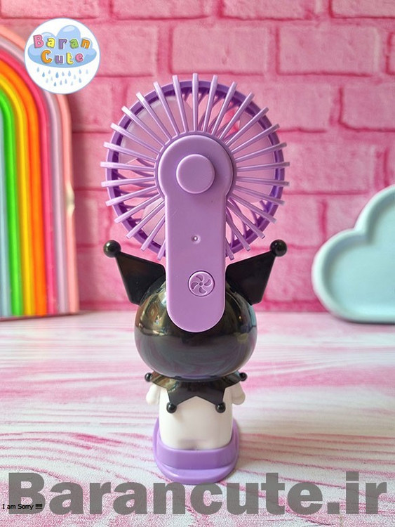 فن (پنکه دستی) و هولدر موبایل فانتزی طرح عروسکی