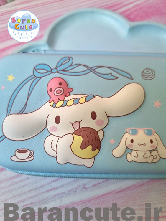 جامدادی تبلتی برجسته طرح سینامورول آبی