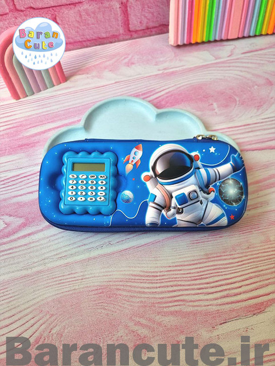 جامدادی وارداتی نیم تبلتی برجسته ماشین حساب دار