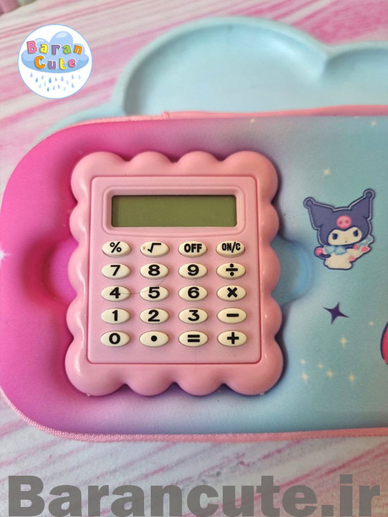 جامدادی وارداتی نیم تبلتی برجسته ماشین حساب دار