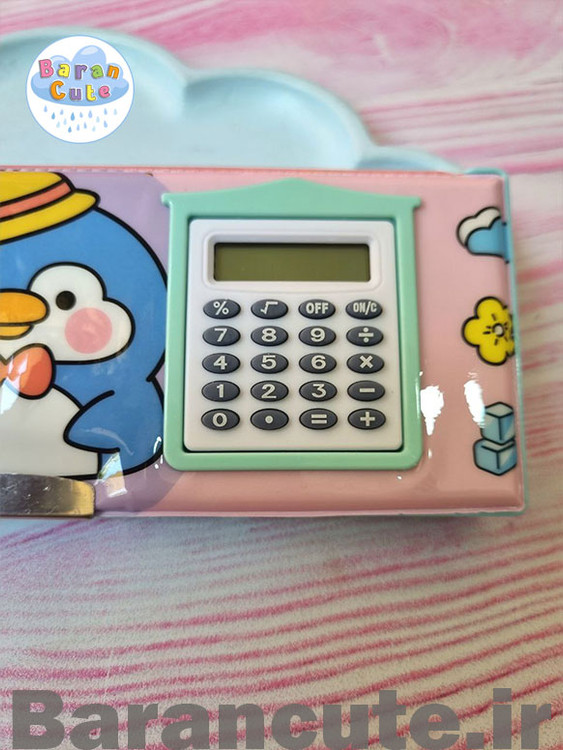 جامدادی کتابی مگنتی ماشین حساب دار