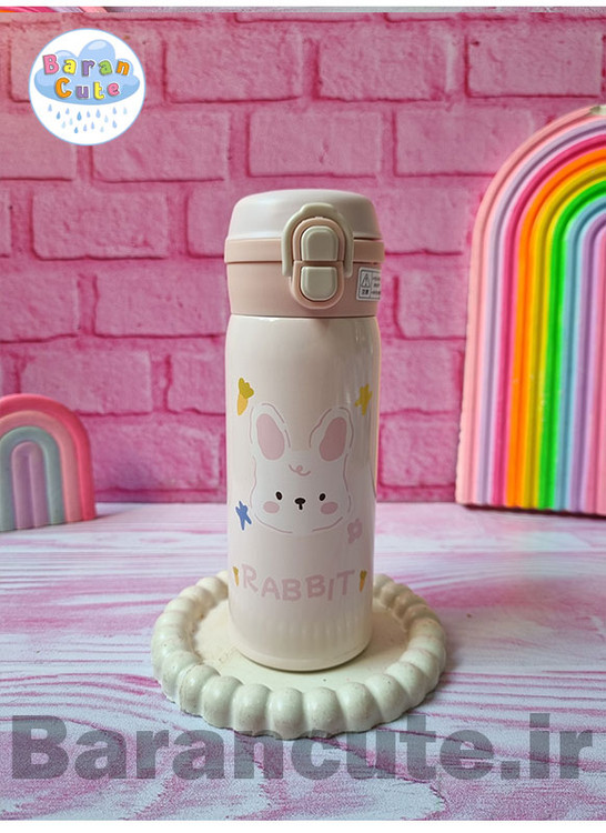 تراول ماگ (فلاسک مسافرتی) نی دار و لب نوش طرح حیوانات بامزه