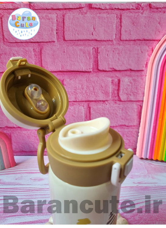 تراول ماگ (فلاسک مسافرتی) دو حالته نی دار و لب نوش