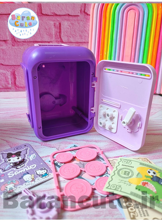 قلک فانتزی کلید دار طرح گاو صندوق