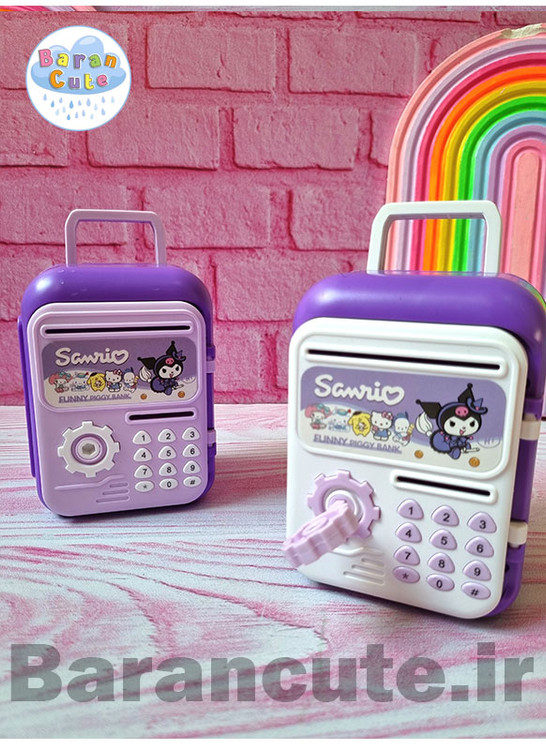 قلک فانتزی کلید دار طرح گاو صندوق کورومی