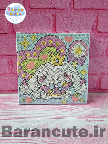 نقاشی الماسی بوم دار 20 در 20 طرح سینامورول