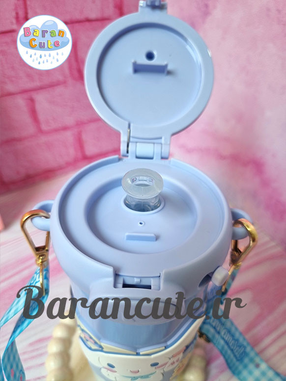 تراول ماگ فانتزی ( اورجینال برند سانریو ) وارداتی 500 میل نی دار طرح سینامورول