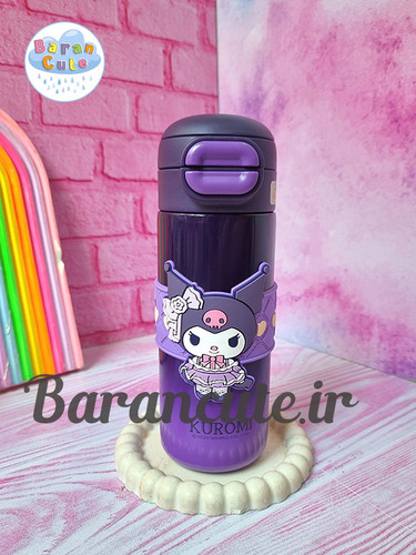 تراول ماگ فانتزی ( اورجینال برند سانریو ) وارداتی 500 میل دو حالته طرح کورومی