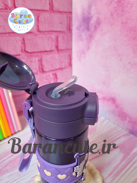 تراول ماگ فانتزی ( اورجینال برند سانریو ) وارداتی 500 میل دو حالته طرح کورومی
