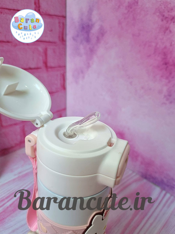 تراول ماگ فانتزی ( اورجینال برند سانریو ) وارداتی 500 میل دو حالته طرح کیتی