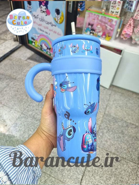 تراول ماگ استنلی (تامبلر) اورجینال ۱.25 لیتر عروسکی دو حالته طرح استیج 2