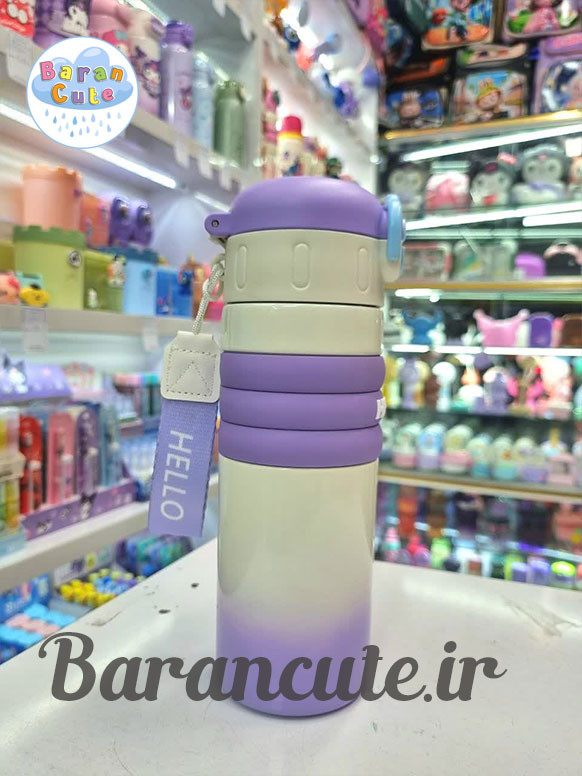 تراول ماگ فانتزی (فلاسک مسافرتی) وارداتی 500 میل دو حالته طرح کاپی بارا و دوستان
